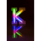 Neon-Leuchtbuchstabe, K, Höhe:16 cm,