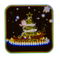Projektionslampe, Weihnachten, inkl. 3 x AG13,