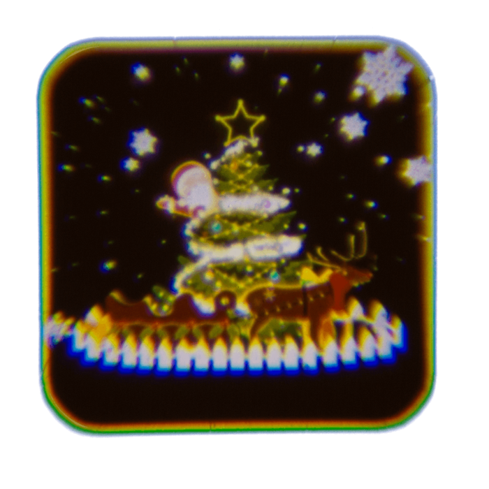 Projektionslampe, Weihnachten, inkl. 3 x AG13,