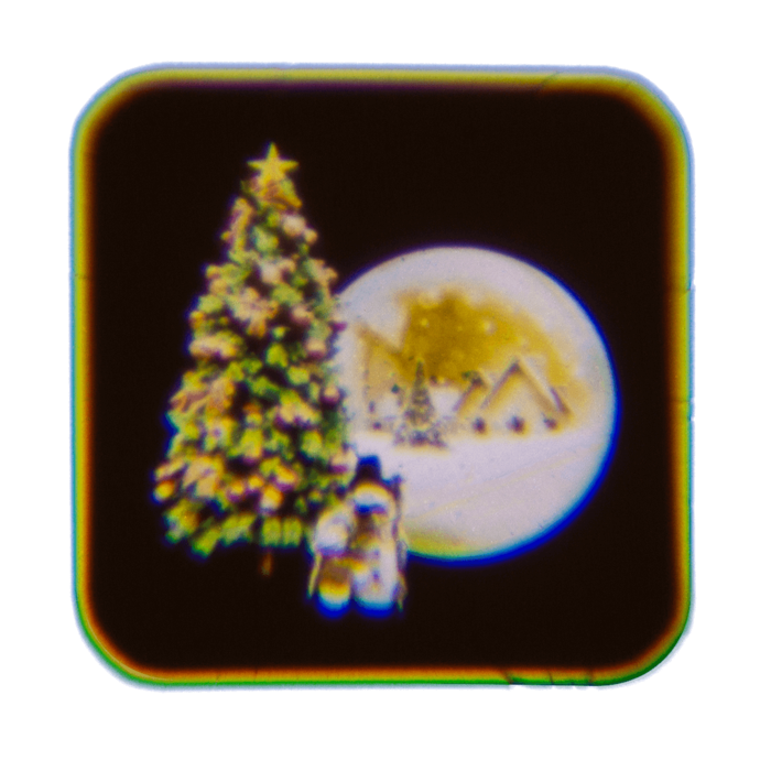 Projektionslampe, Weihnachten, inkl. 3 x AG13,