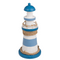 Holz-Leuchtturm mit LED,