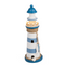 Holz-Leuchtturm mit LED,
