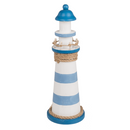 Holz-Leuchtturm mit LED,