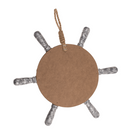 Holz-Ruder mit Spiegel,
