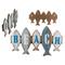 Holz-Schild mit Fischen, Beach,
