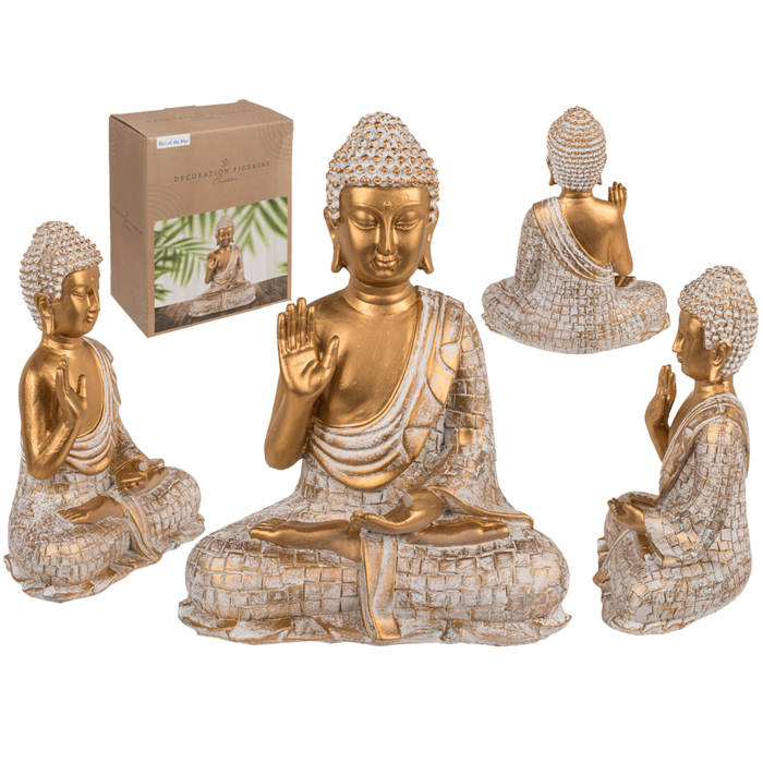 Deko-Figur, Buddha, ca. 16,5 x 10 x 21 cm,