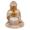 Deko-Figur, Buddha, mit Teelichthalter,