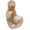 Deko-Figur, Buddha, mit Teelichthalter,