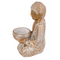 Deko-Figur, Buddha, mit Teelichthalter,