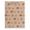 Cremefarbene Papier-Geschenktüte, Rainbows,