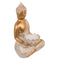 Deko-Figur, Buddha, mit Teelichthalter,