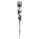 Weiße Rose mit farbwechselnder LED
