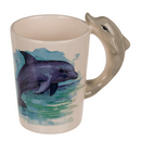 Becher, Delfin,11 x 8,5 cm, 300 ml,