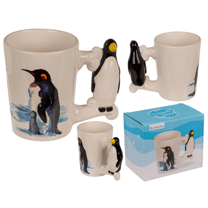Becher,Pinguin,11  x 8,5 cm, 300 ml,