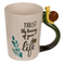 Becher, Schnecke -Trust the timing of your life,