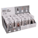 Mini LED Ziehleuchte, ca. 5 cm, 3-farbig sortiert,