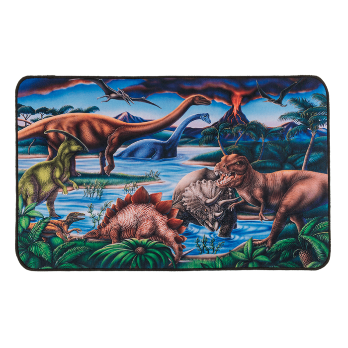 Deko-Teppich, Dinosaurier,  80 x 50 cm,