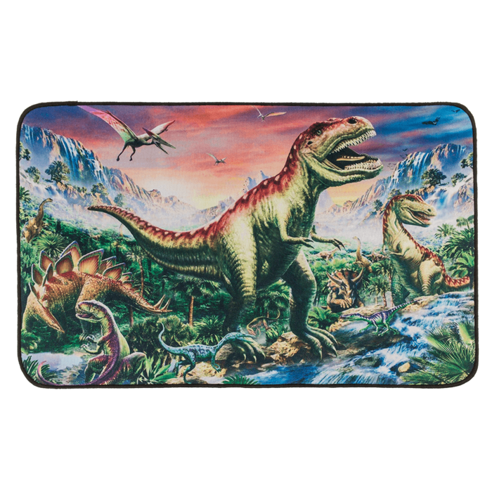 Deko-Teppich, Dinosaurier,  80 x 50 cm,