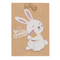 Papier-Geschenktüte, Hase, 12 x 6 x 16 cm,