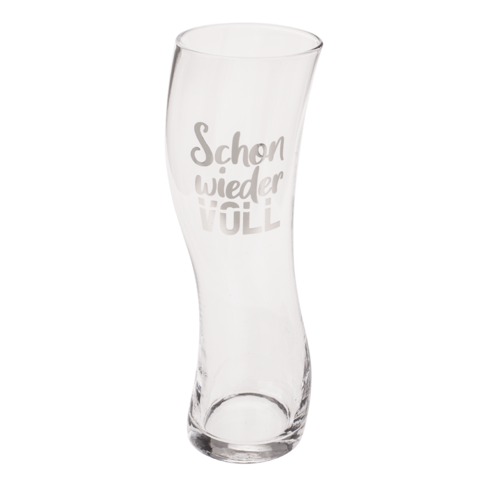 Wankendes Bierglas, Schon wieder voll,