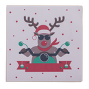 Papier-Servietten, Biking Santa Deer,