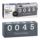 Countdown Würfel aus Holz ca. 18,5 x 7cm