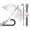 Kuppel-Regenschirm, Transparent,