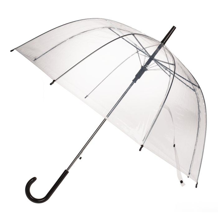 Kuppel-Regenschirm, Transparent,