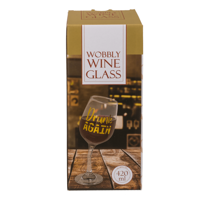 Wankendes Weinglas II,  für ca. 420 ml,