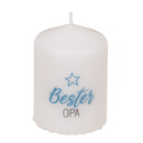 Stumpenkerze, Bester Opa,