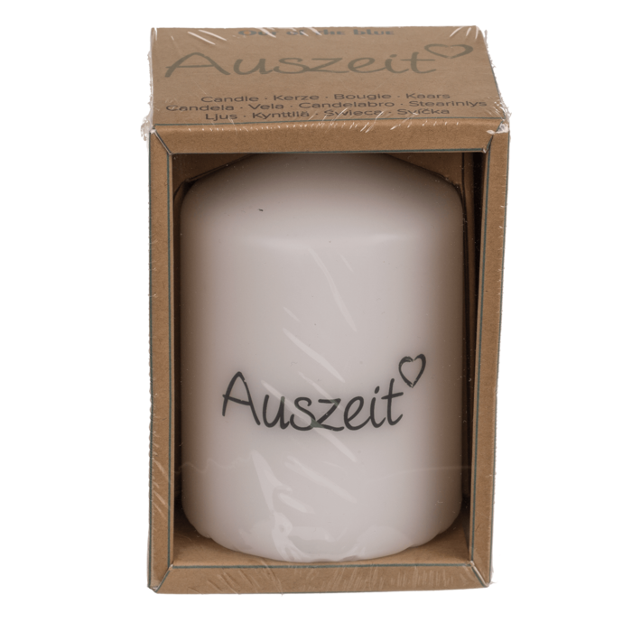 Stumpenkerze, Auszeit,