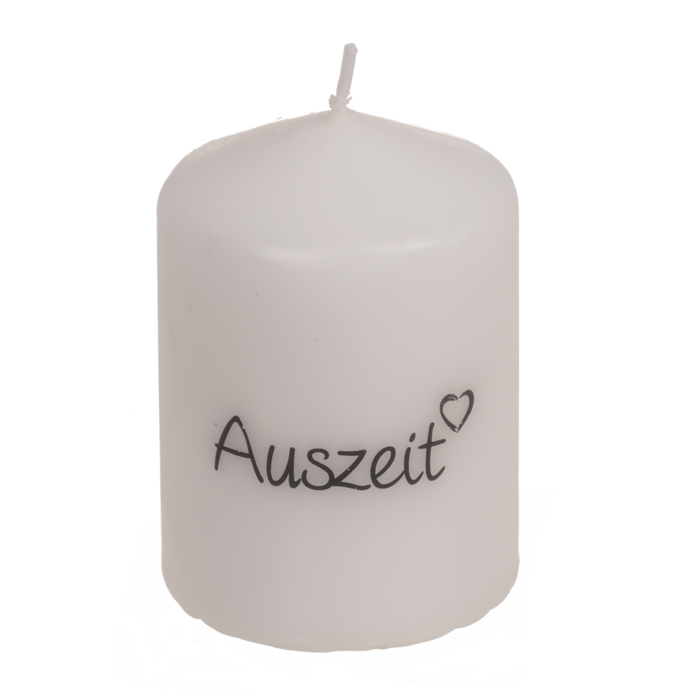 Stumpenkerze, Auszeit,