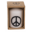 Stumpenkerze, Peace,