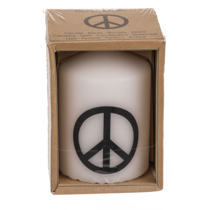 Stumpenkerze, Peace,