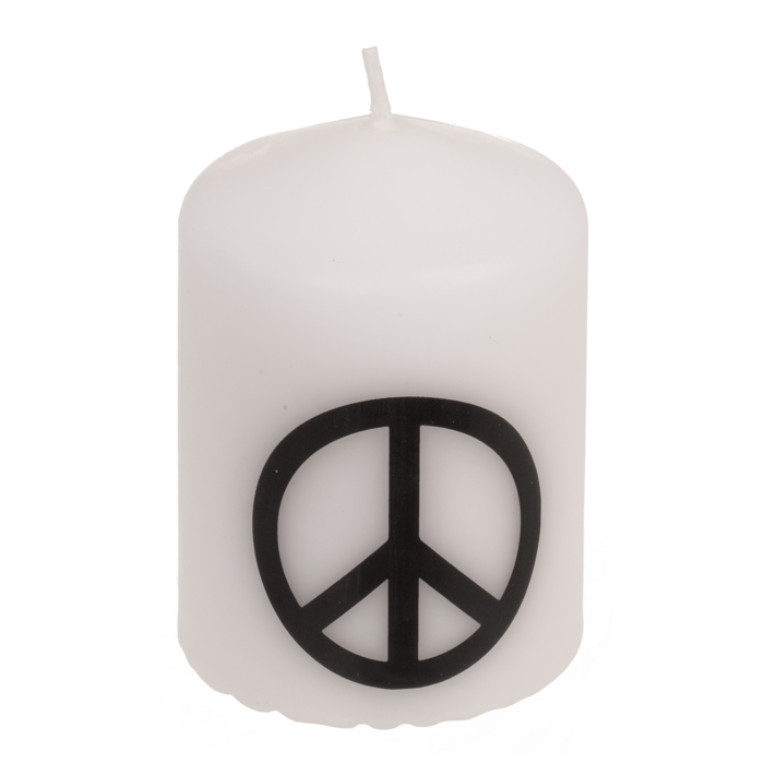 Stumpenkerze, Peace,