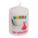 Stumpenkerze, Hurra ein Mädchen,
