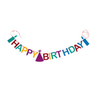 Filz-Girlande, Happy Birthday,