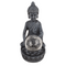 Polyresin Solar Buddha Figur, mit Krakelee Glas