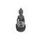 Polyresin Solar Buddha Figur, mit Krakelee Glas