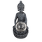 Polyresin Solar Buddha Figur, mit Krakelee Glas