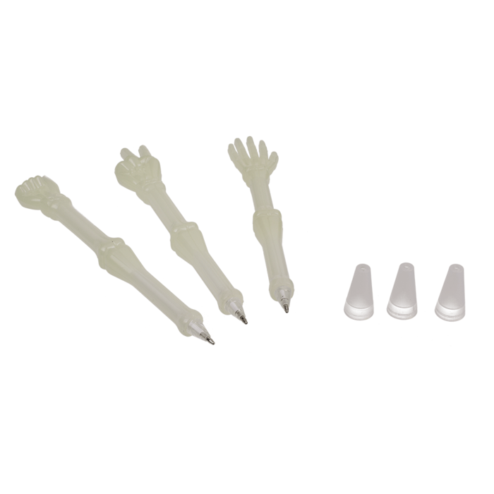 Kugelschreiber, Handgesten, Glow in the dark,