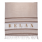 Weiß/creme/braunfarbenes Fouta-Hamamtuch, Relax,