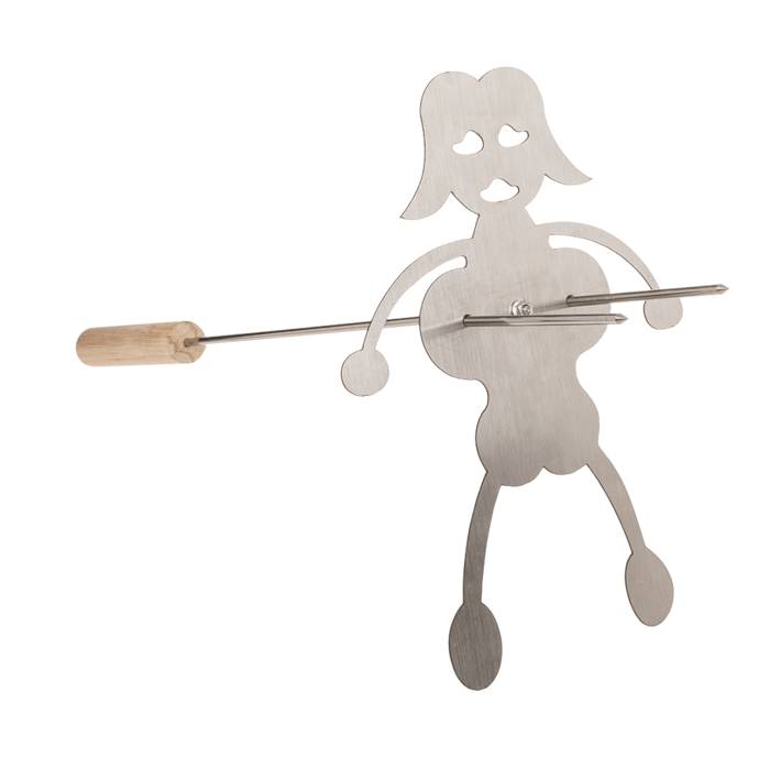 Grillspieß, Pärchen, 2er-Set, 20 cm,