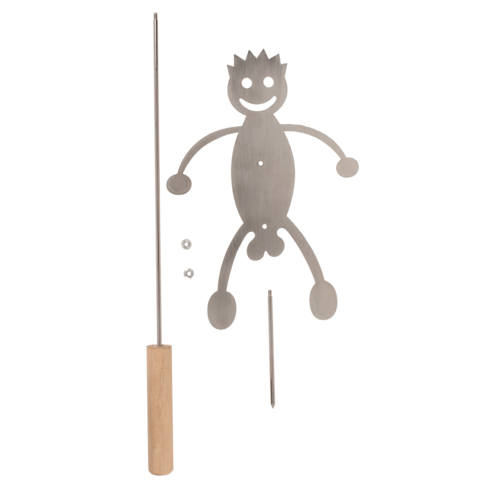 Grillspieß, Pärchen, 2er-Set, 20 cm,
