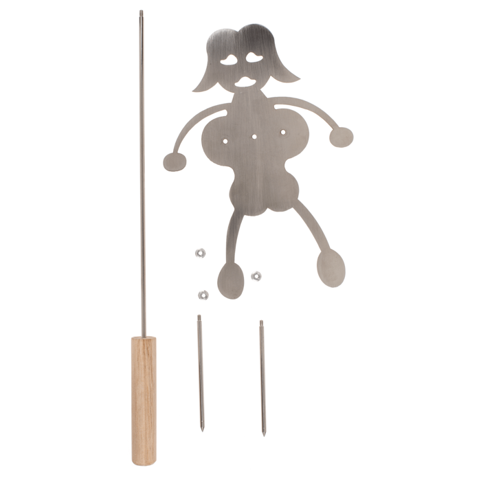 Grillspieß, Pärchen, 2er-Set, 20 cm,