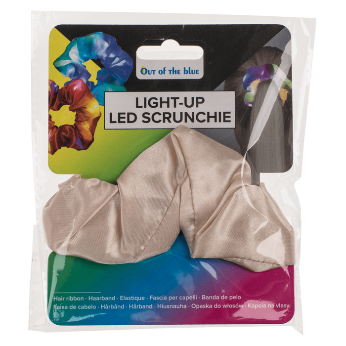 Textil-Haarband, Scrunchie mit LED,