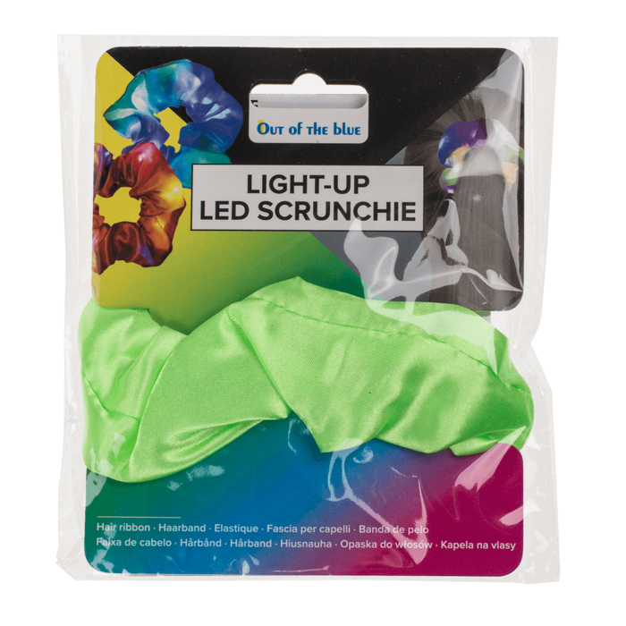 Textil-Haarband, Scrunchie mit LED,