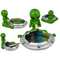 Aschenbecher, Alien mit Joint, ca. 16,4 x 15 cm,