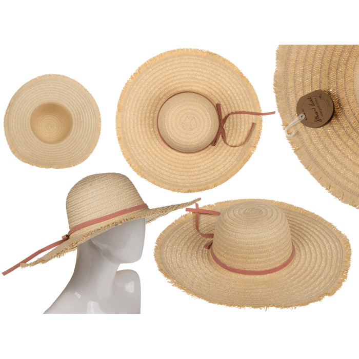 Strohhut mit Schleife, Elegant Chic,