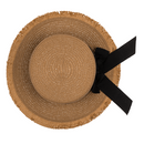 Strohhut mit Schleife, Basic chic,